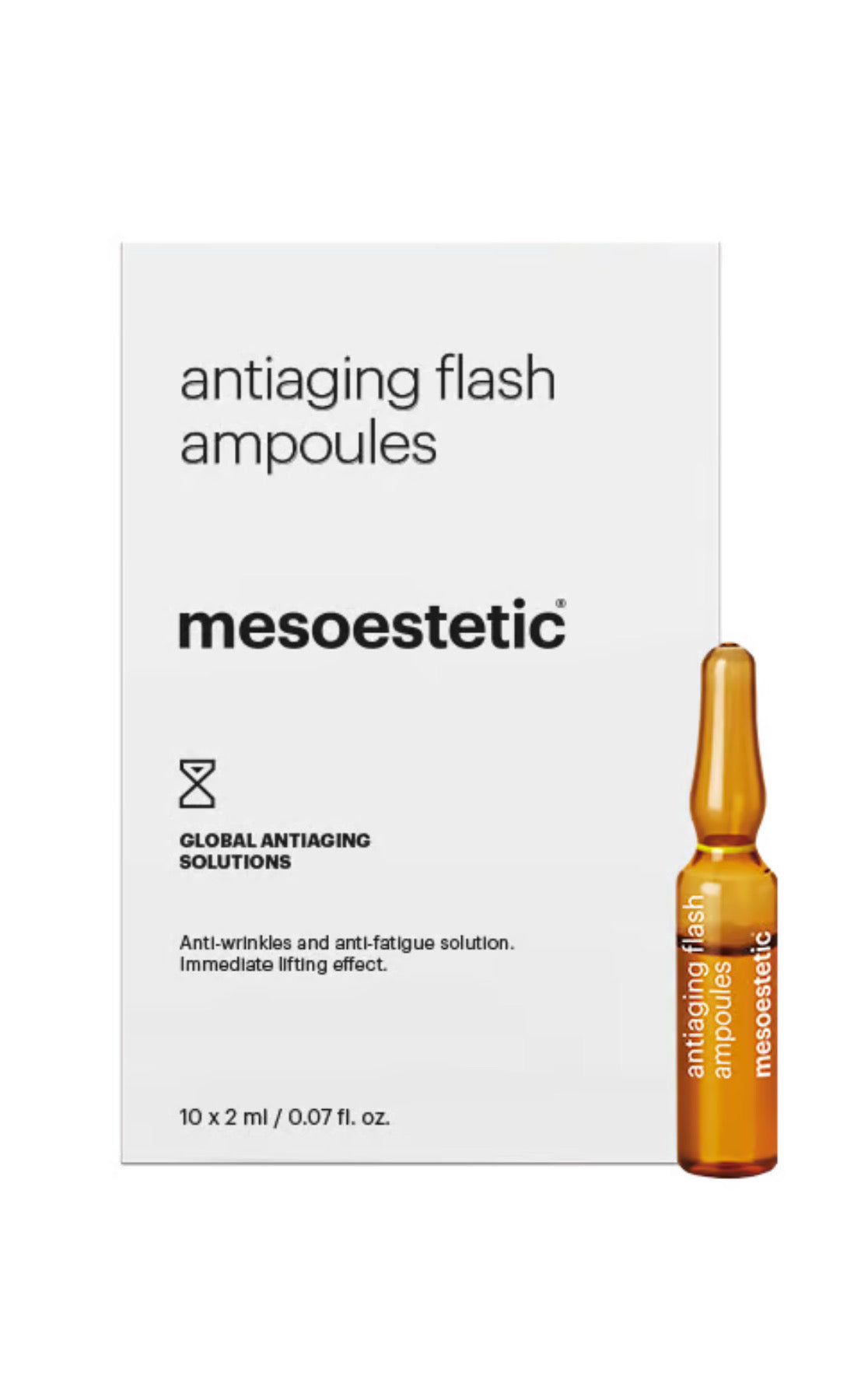 Antiaging flash ampoules Mesoestetic